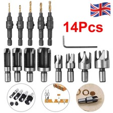 14Pcs Countersink Drill Bit