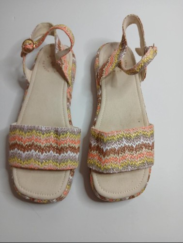 Multicolour woven flatform - tu,