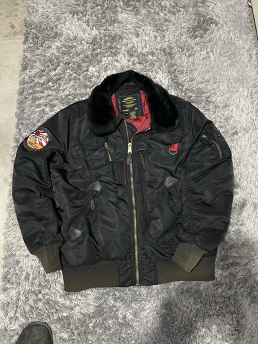 Alpha ma1 flying jacket black - jacket,