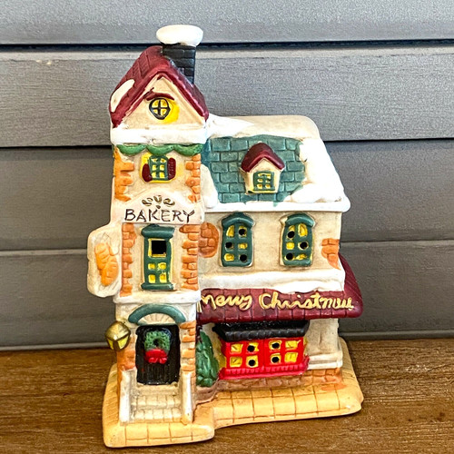 Vintage christmas village - vintage,