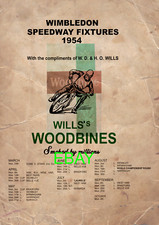 Wimbledon Speedway 1954 Retro
