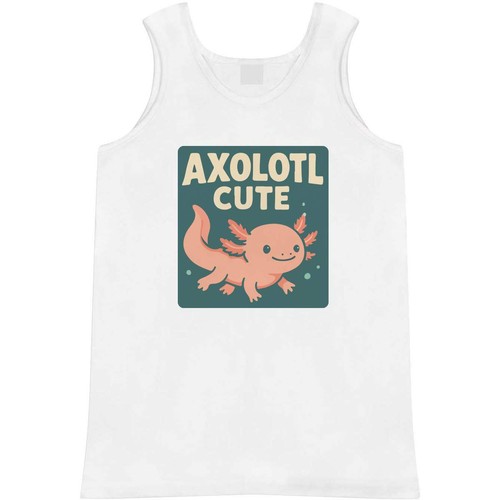 Axolotl cute adult vest - 'axolotl,