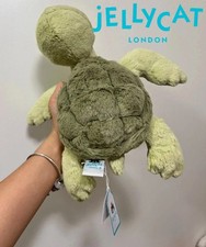 Soft-as-Cloud Jellycat Tully Turtle Plush Toy-Brand New With Tags &Bag,Cute Gift