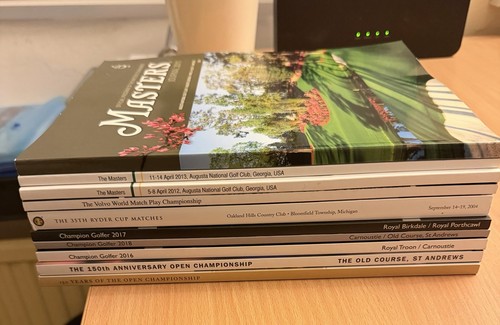 Golf programmes various - golf,