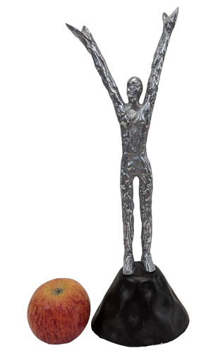 Vintage aluminium human figure - vintage,