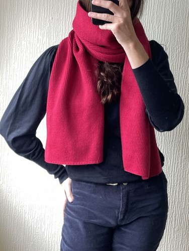 Lacoste wool thick scarf - lacoste,