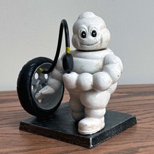 Michelin Man Figure Inflating Tyre Cast Iron Repro Bibendum Tyre Advertising