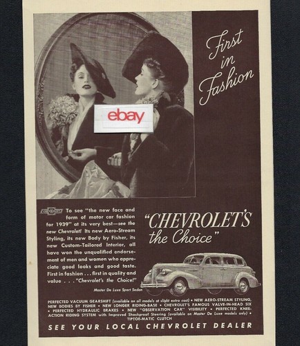 Chevrolet 1939 first - 1939, in