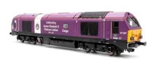 Hornby R30333 DB Cargo Class 67 Bo-Bo "QUEEN'S JUBILEE" No.67007 DCC Ready NEW