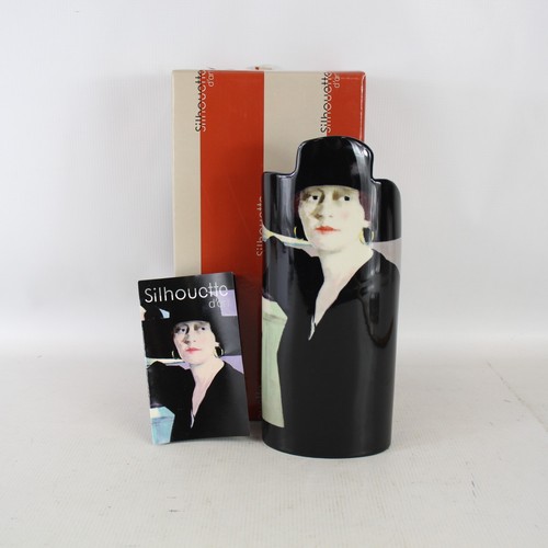 Beswick silhouette art lady - silhouette,