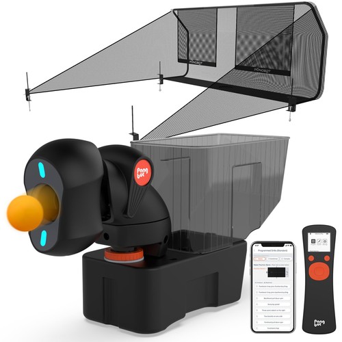 Table tennis robot net ping - table,