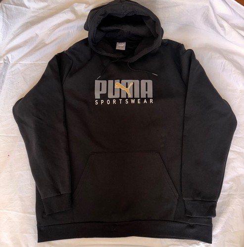Black puma hoodie size times - puma,