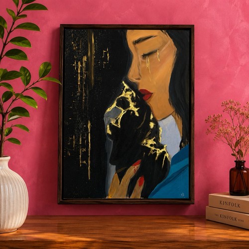 Original contemporary portrait - original,