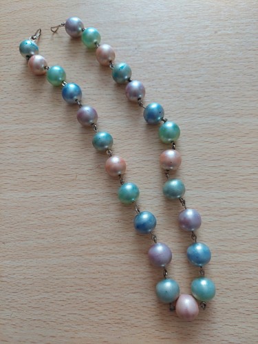 1950s vintage choker pearl - choker,
