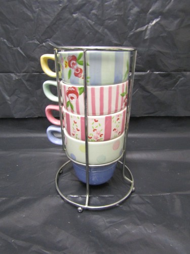 Floral stripe polka - floral,