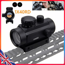 Tactical Red/Green Dot Reflex Sight Holographic Scope For Weaver Rail 11mm& 20mm