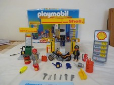 PLAYMOBIL VINTAGE SHELL PETROL/GAS STATION 3014 BOXED