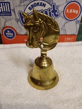 Horse Head Brass Bell -