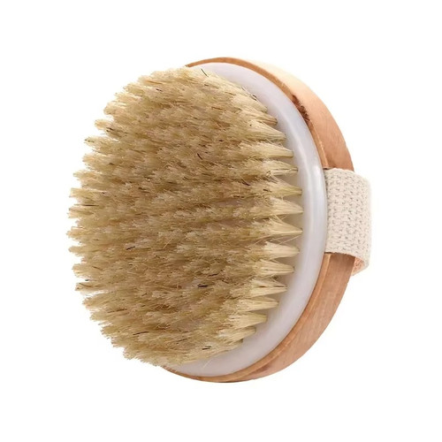Round natural bristle - natural,