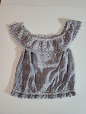 American Eagle M Blue Eyelet