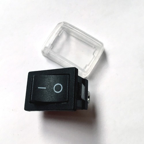 Off switch with - switch, cover