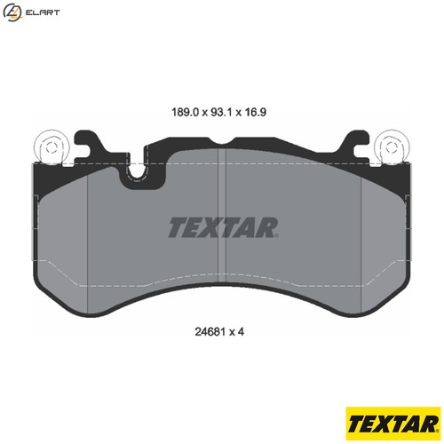 Brake pad set - brake,