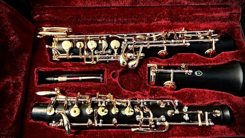 Black composite oboe key - black,