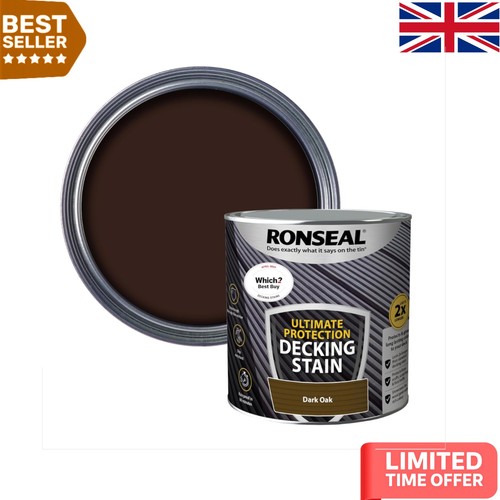 Dark oak decking stain - 2.5l,