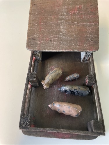 Wooden antique pig sty please - wooden,
