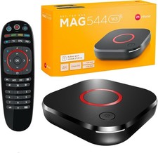 MAG 544w3 Original Linux 4K IPTV Set TOP Box with Built In DUAL WiFi 5G