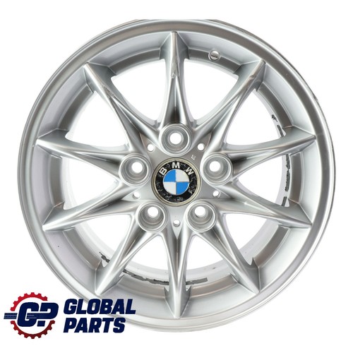 Bmw e85 siilver alloy wheel - alloy,