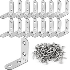 16 Pcs L Bracket Stainless