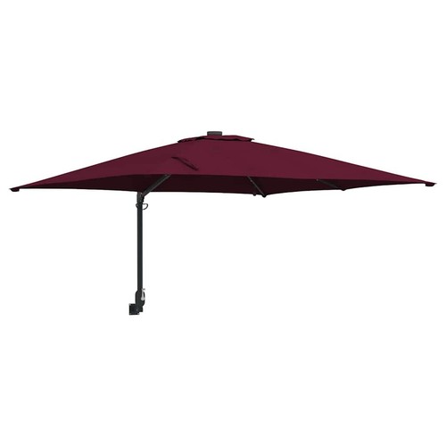 Wall mounted umbrella with - with, led