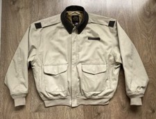 AVIREX VINTAGE 90's TYPE A-2 MENS FLIGHT BOMBER JACKET SIZE L LARGE MADE IN USA