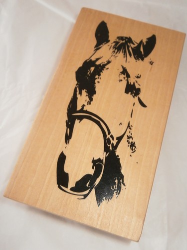 Anita wooden block stamp - block,