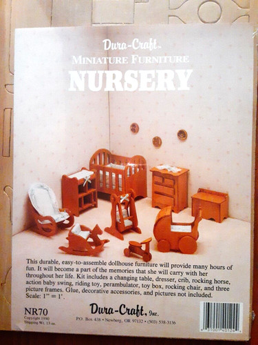 Dura craft nursery miniature - dura,