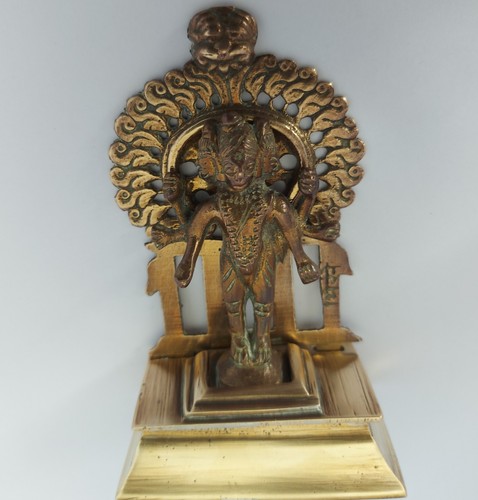 Brass bronze figurine - brass,