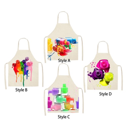 Nail technician apron colorful - technician,