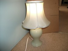 VINTAGE GREEN TABLE BEDSIDE