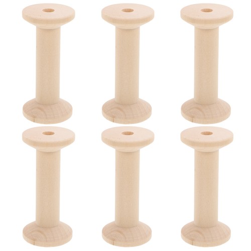 6pcs large wooden embroidery - wooden,