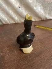 Vintage Black Bird Ceramic Pie