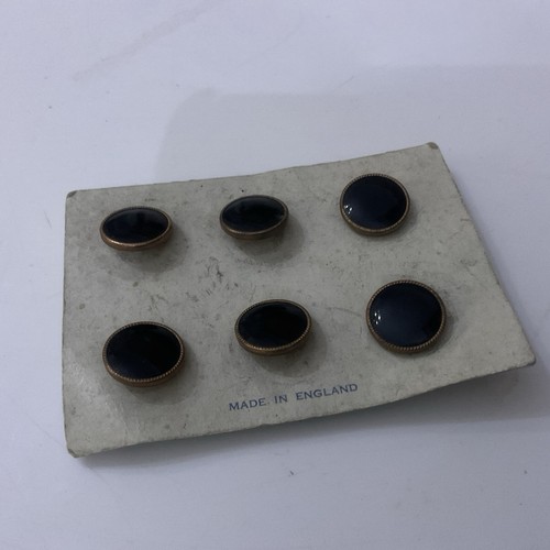 Vintage black celluloid 15mm - vintage,