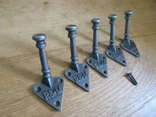 Cast iron Rustic coat hook Robe hook vintage old English Victorian retro pegs An