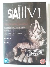 Saw 6 (VI) (DVD, 2010) Extreme Edition, Tobin Bell, Costas Mandylor.