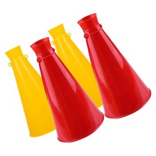  4pcs Plastic Cheer Megaphone Cheerleaders Megaphone Noisemaker Small Megaphone