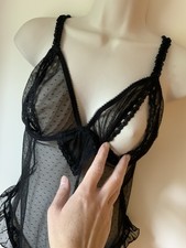 Ann Summers Black Sheer Mesh
