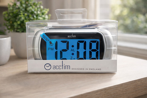 Acctim auric alarm clock - auric, lcd