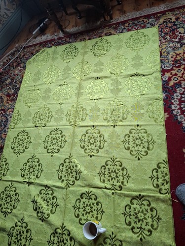 Panel vintage green - panel, brocade