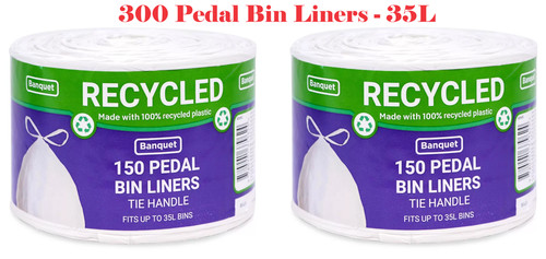 300 pedal bin liners - x, white