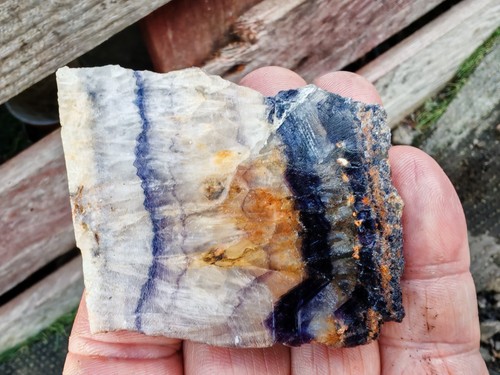Blue john fluorite part - john,